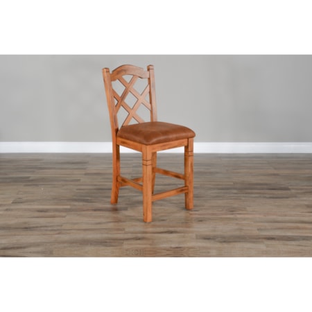 Double Crossback Barstool