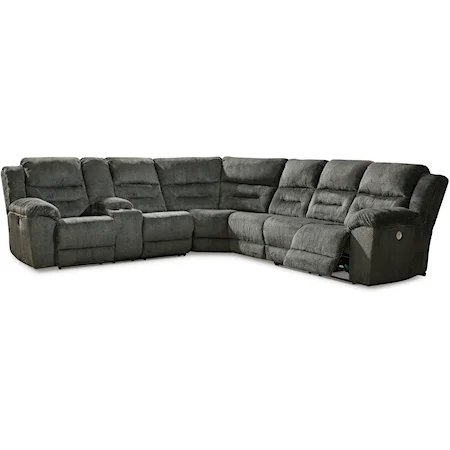 4-Piece Power Reclining Sectional