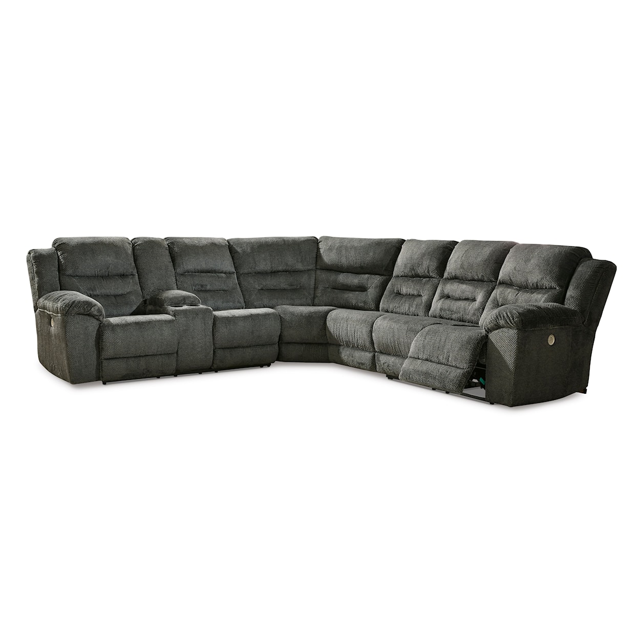 Signature Design by Ashley Furniture Nettington 4-Piece Power Reclining Sectional