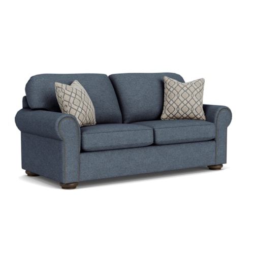 Traditional Full Sleeper Sofa with Nailhead Trim