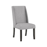 Transitional Upholstered Dining Chair with Nailheads