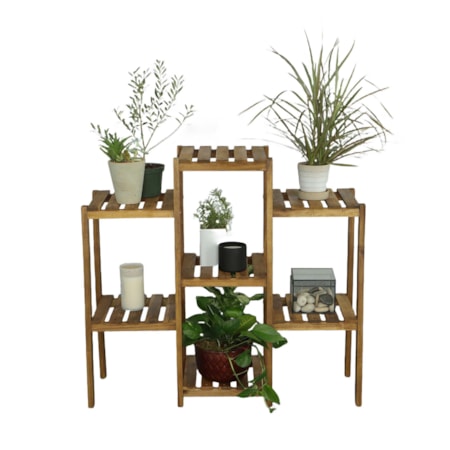 Multi-Tiered Planter Shelf