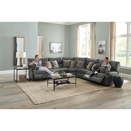 5-Piece Reclining Sectional Sofa