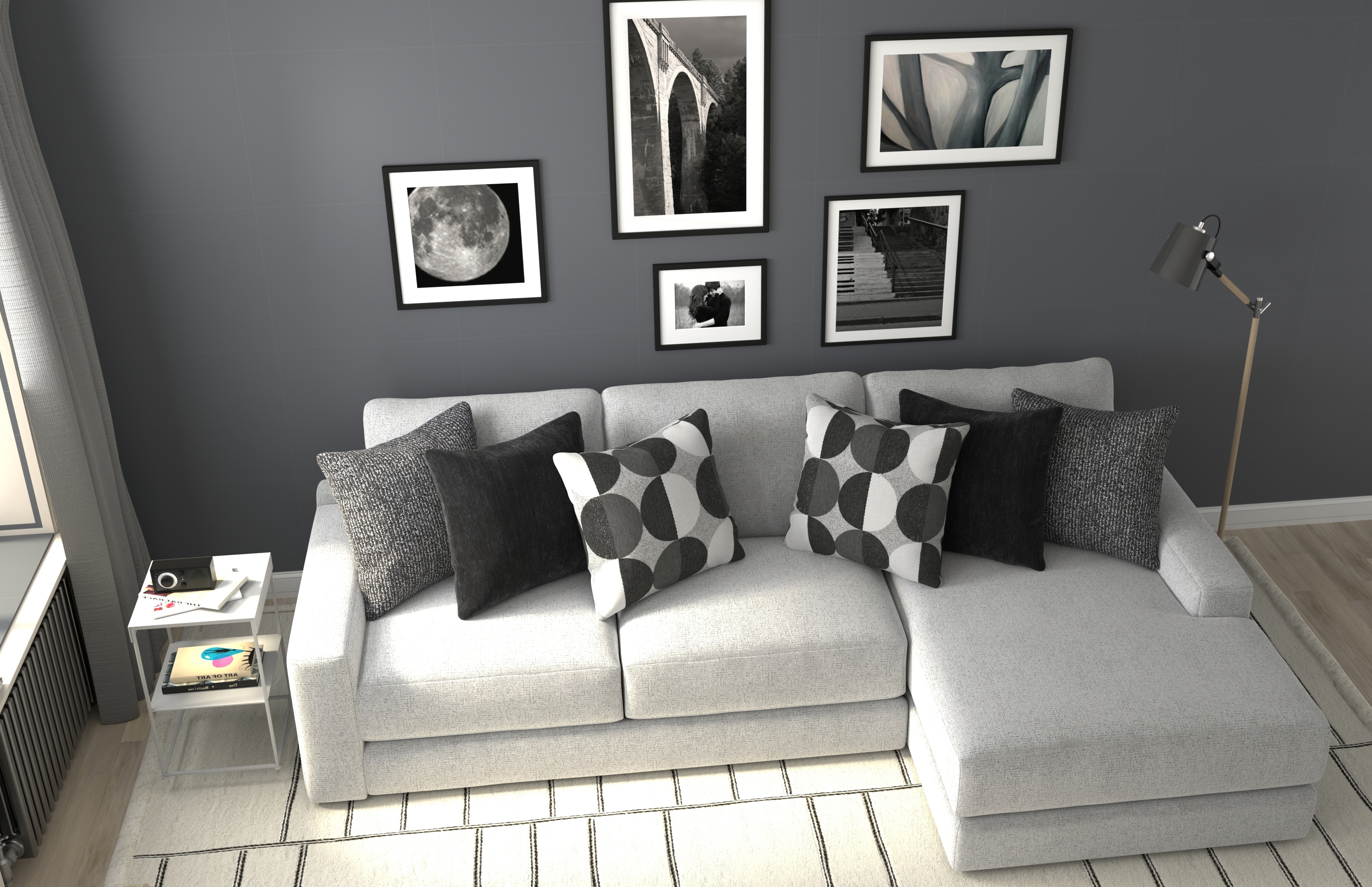 Jackson Furniture Arlo 2-Piece Sectional Sofa with Chaise