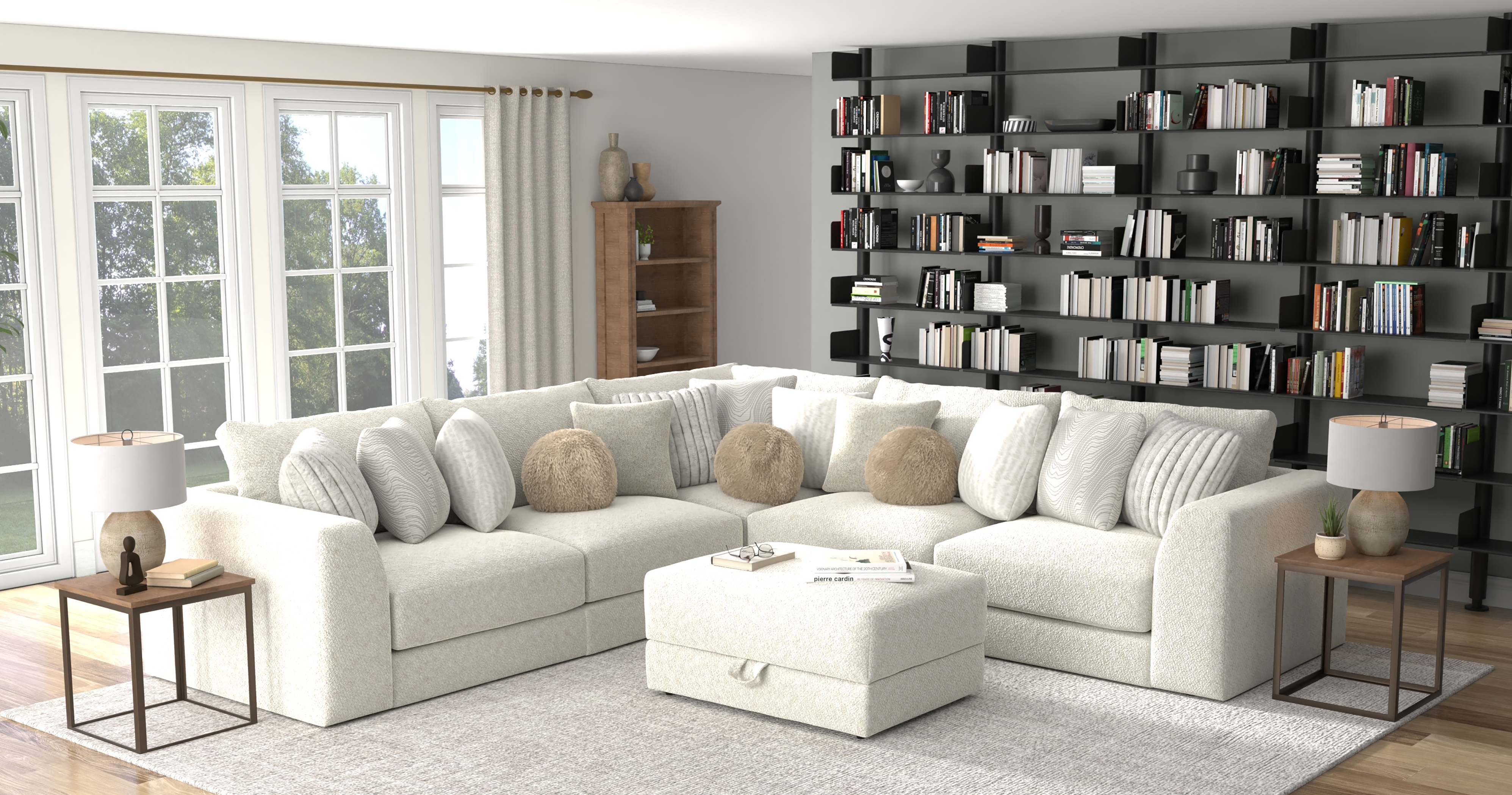 Jackson Furniture Jazzy 5-Piece Sectional Sofa