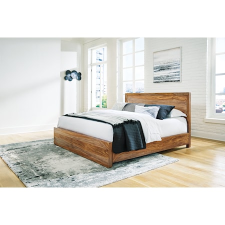 Queen Panel Bed