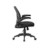 Sauder Gruga Mesh Managers Office Chair Black