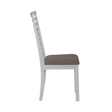 Upholstered Ladder Back Side Chair