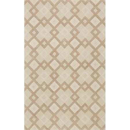 8' x 10'6" Ivory Vista Rug