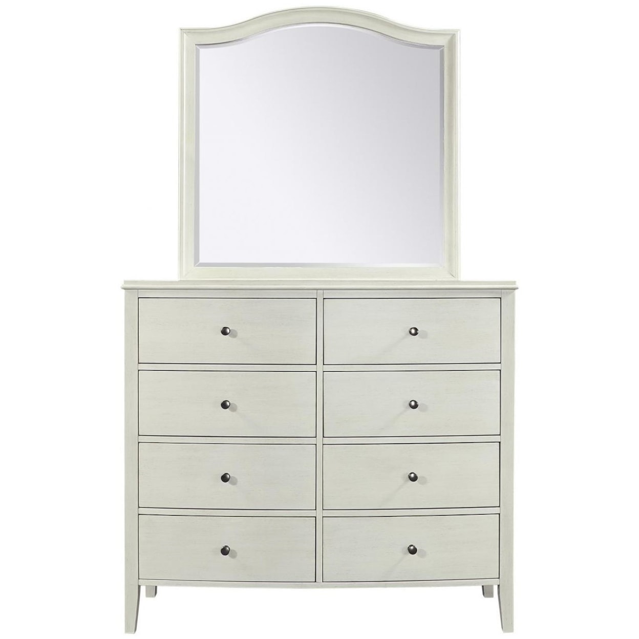 Aspenhome Charlotte 8 Drawer Chesser with Mirror