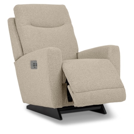 Upholstered Power Rocking Recliner