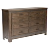 Liberty Furniture Thornwood Hills 8-Drawer Bedroom Dresser