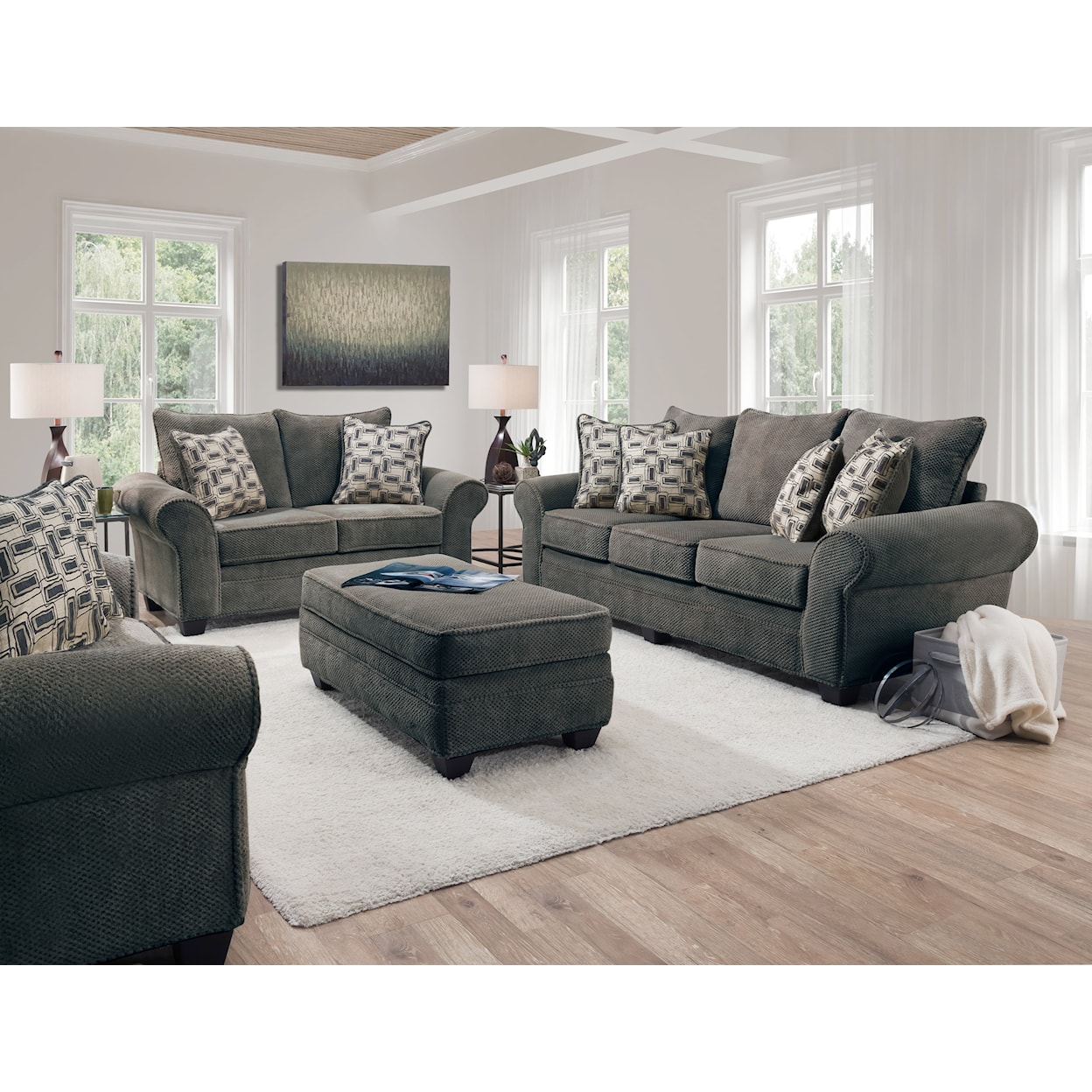 Behold Home 1000 Artesia 4-Piece Living Room Set