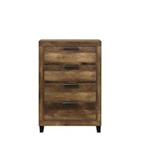 Rustic Chest of Drawers with Four Drawers