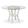 Braxton Culler Trellis Trellis 36" Round Glass Top Dining Table