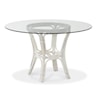 Braxton Culler Trellis Trellis 42" Round Glass Top Dining Table