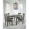 Signature Design by Ashley Hallanden 5-Piece Table and Chair Set