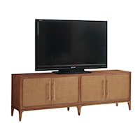 Sierra Madre Rattan Media Console with 4 Doors
