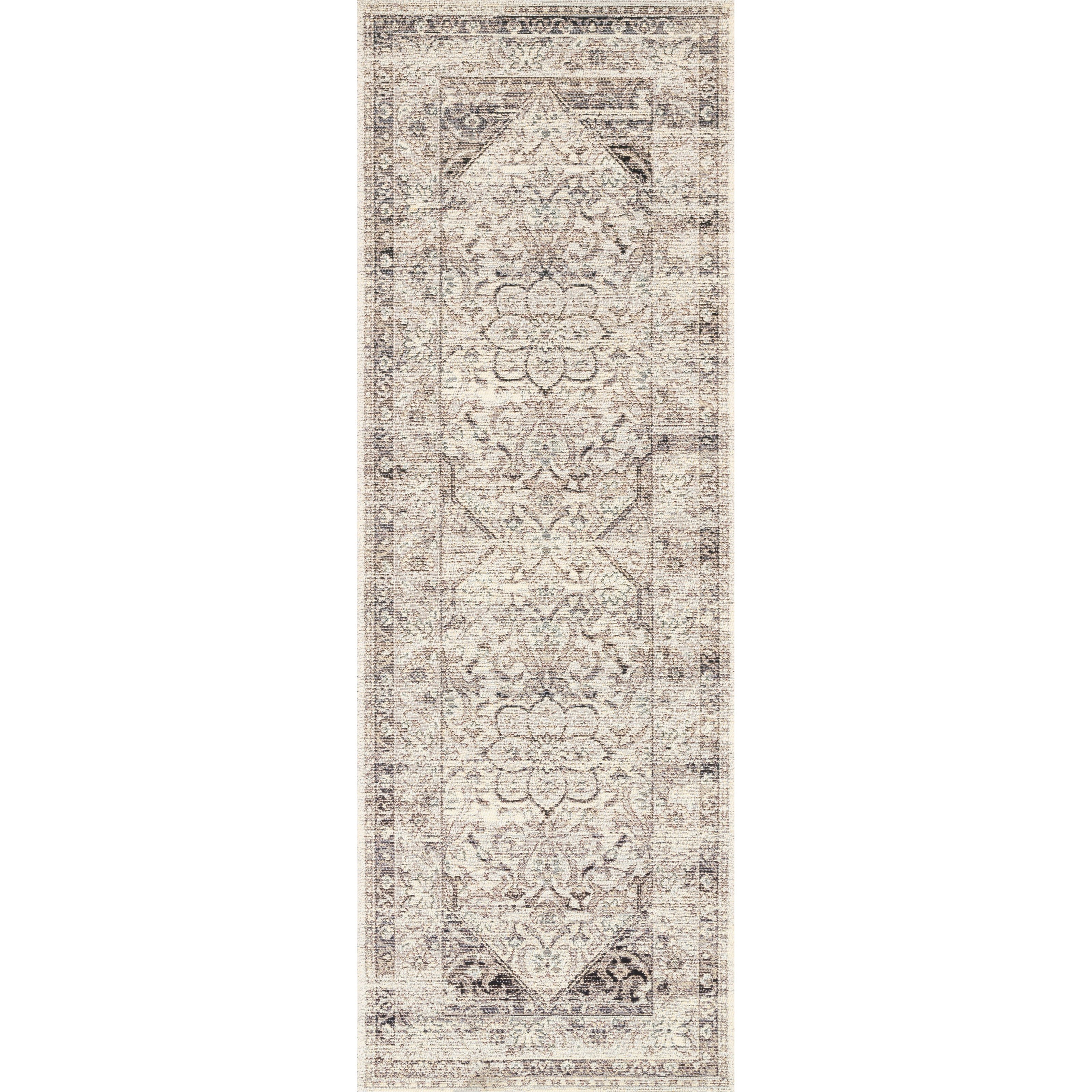 Loloi Rugs Mika 1'6" x 1'6"  Stone / Ivory Rug