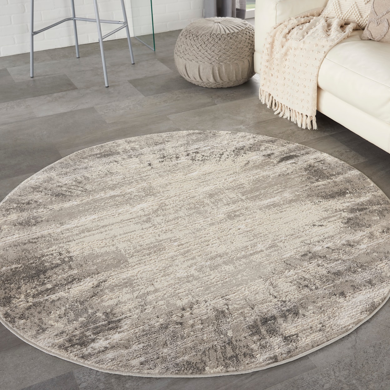 Nourison Cyrus 5'3" Round  Rug