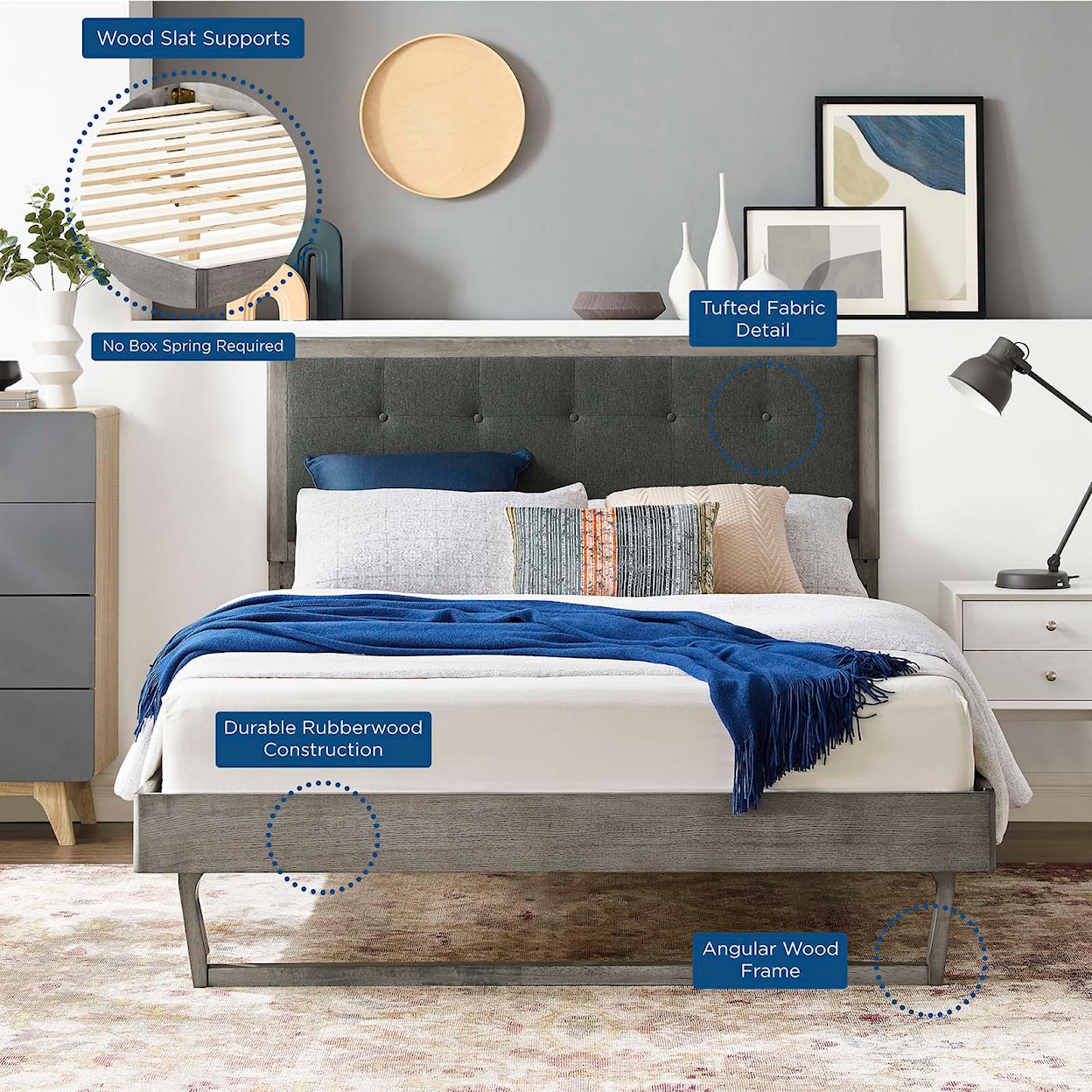 Modway Willow Full Platform Bed