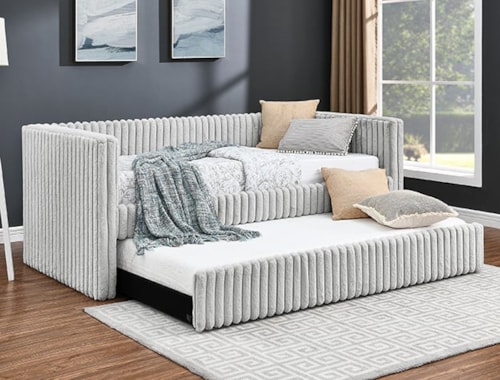 Glam Channel Tufted Daybed