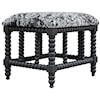 Uttermost Accent Furniture - Benches Rancho Faux Cow Hide Small Bench