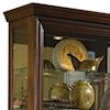 Pulaski Furniture Curios Living Room Sliding Door Curio Cabniet