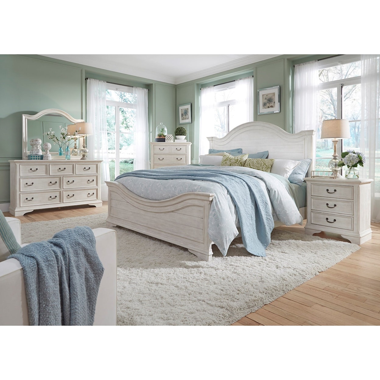 Liberty Furniture Bayside Bedroom 5-Piece Queen Bedroom Set