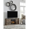 Signature Design by Ashley Trinell 60" TV Stand w/ Electric Fireplace