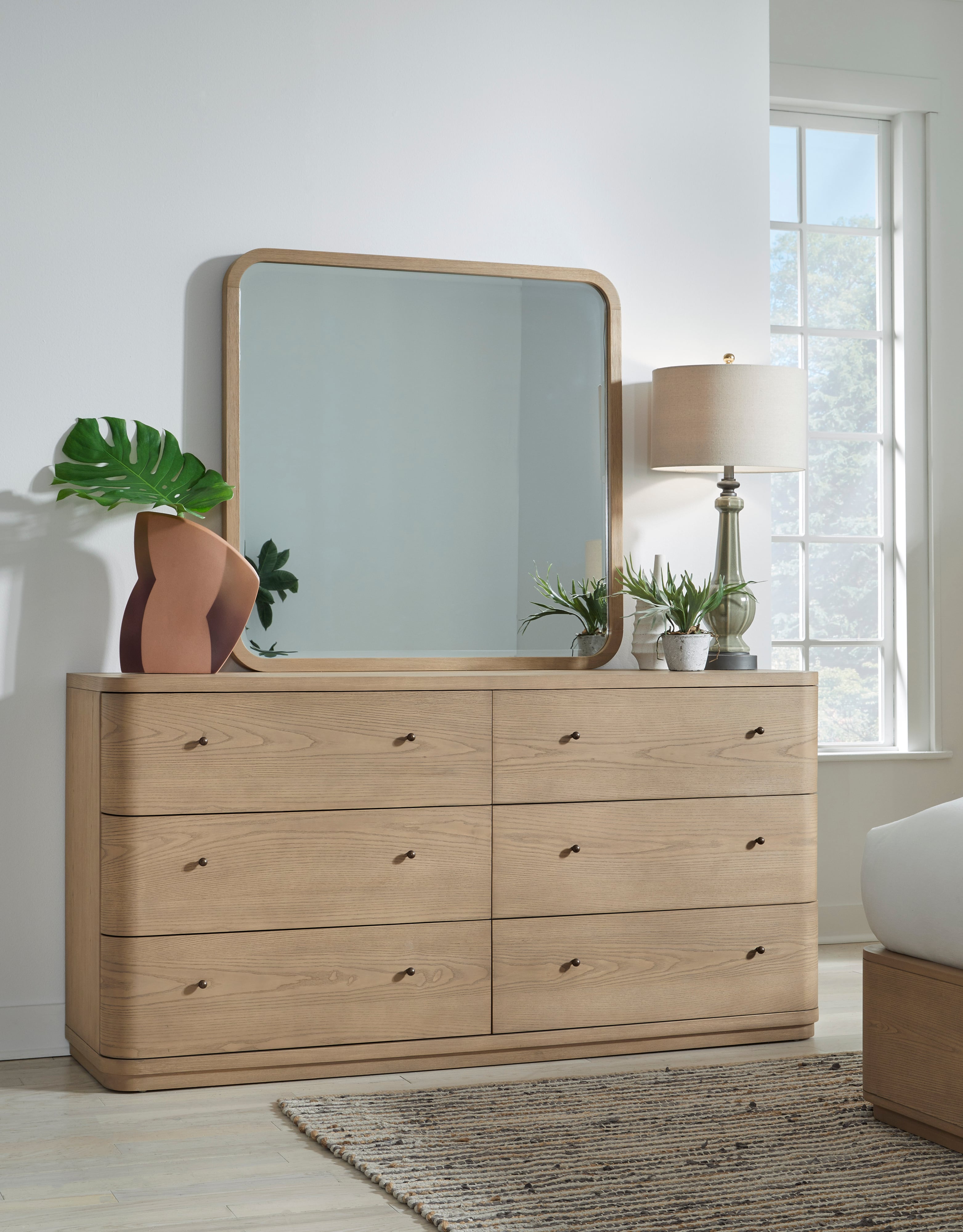 Modus Furniture Penny Dresser and Mirror Set