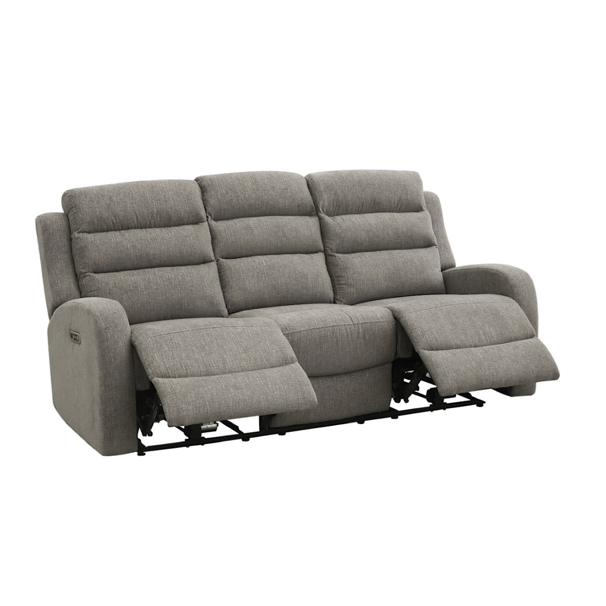 Elements International Avanti Power Headrest Reclining Sofa