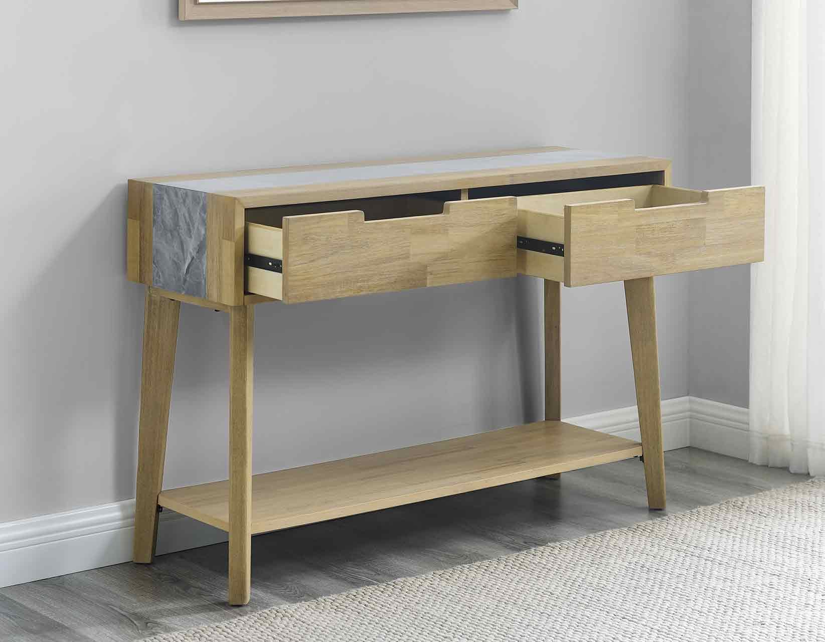 Steve Silver Calgary Sofa Table with Storage