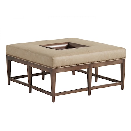 Carillon Ottoman with Removable Tray