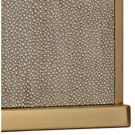 Gray Shagreen Lamp