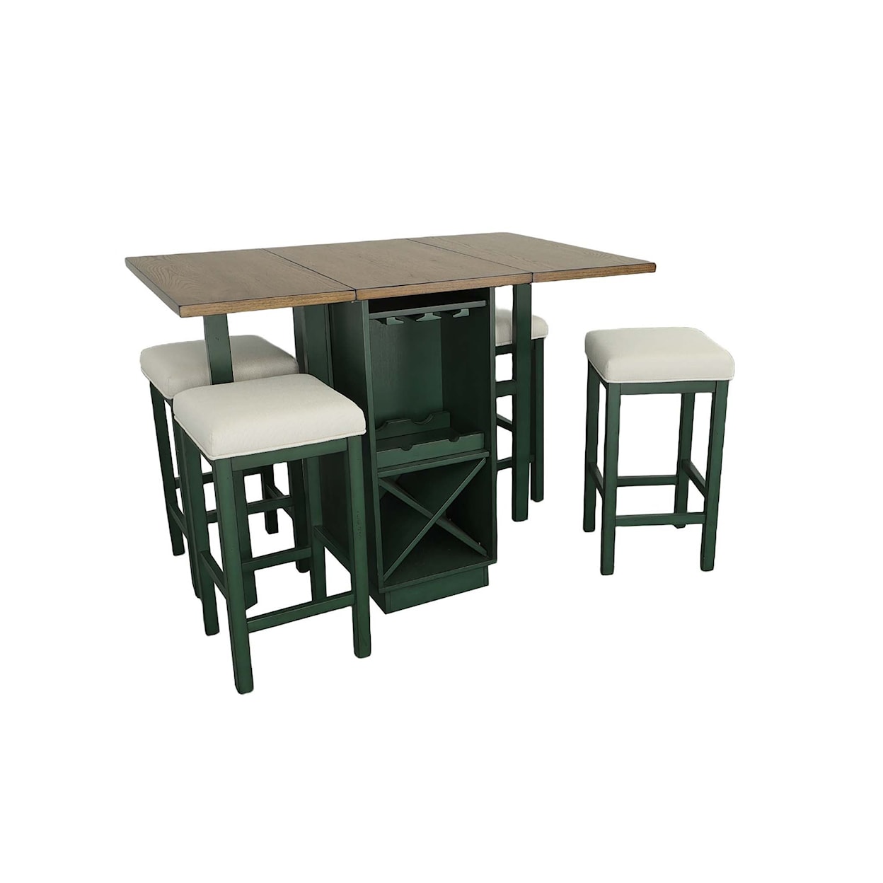 Progressive Furniture Irish Pub Counter-Height Gate Leg Table