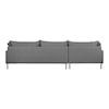 Moe's Home Collection Jamara Jamara Sectional Charcoal Right