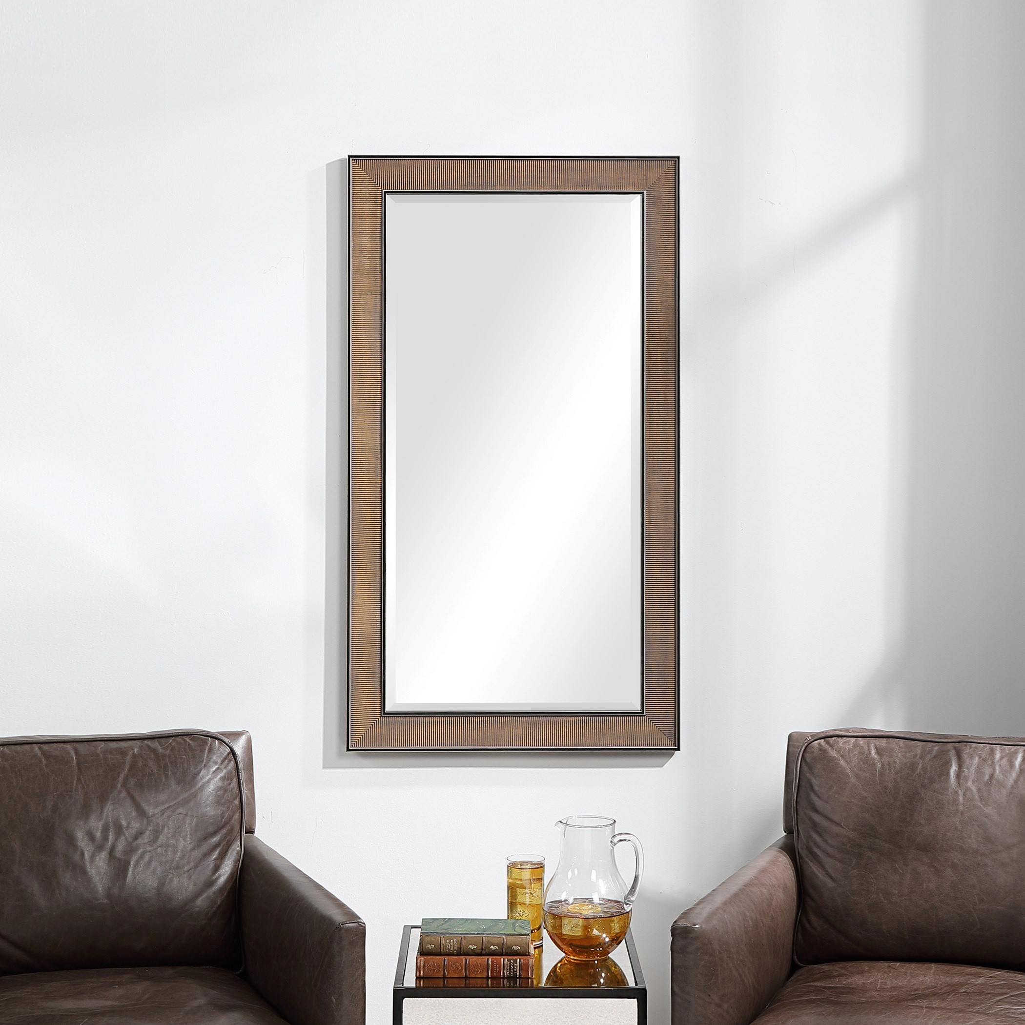 Uttermost Mirrors Valles Golden Rust Mirror