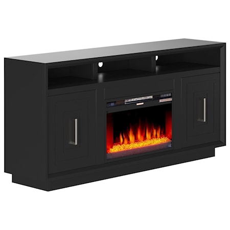 67&quot; TV Stand with Fireplace