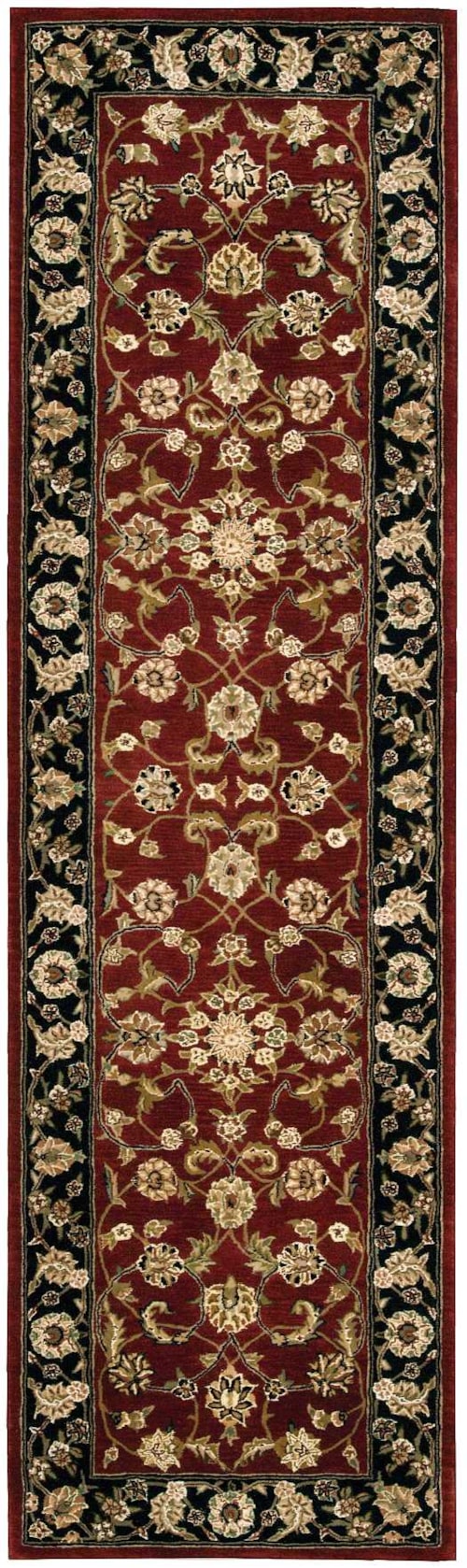 2'3" x 8' Burgundy Runner Rug