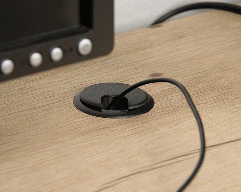 Sauder Aspen Post Aspen Post Double Pedestal Computer Desk