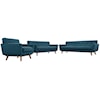 Modway Engage Sofa Loveseat and Armchair Set