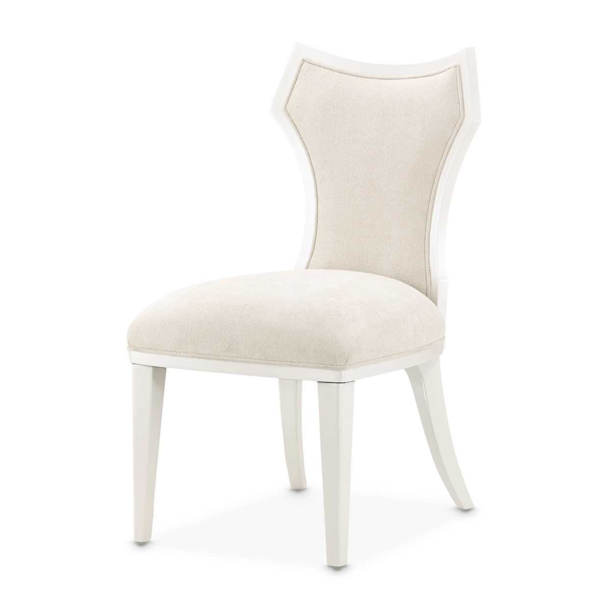 Upholstered Wing-Back Vanity Chair