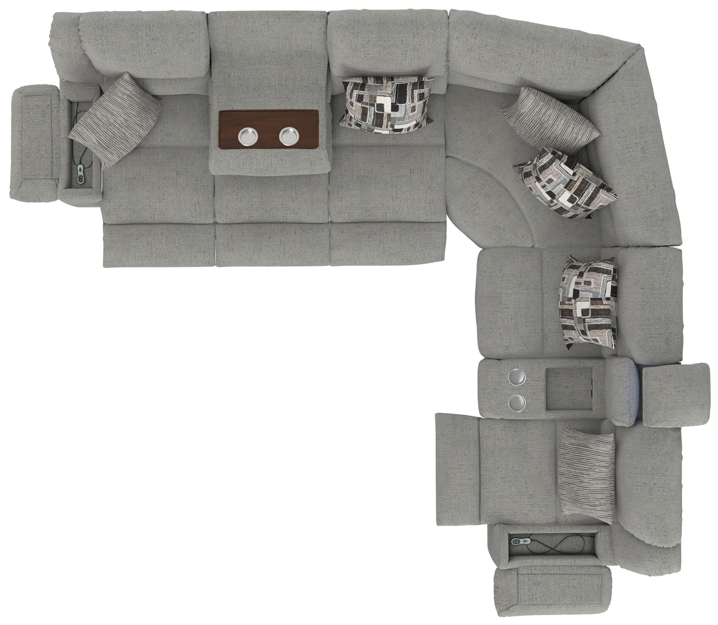 Catnapper Quinn 3-Piece Reclining Sectional Sofa