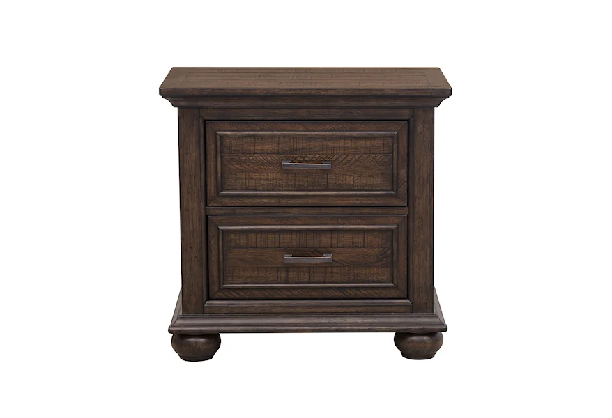 Chatham Park Paneled Wooden 2 Drawer Nightstand by Samuel Lawrence at Darvin Furniture