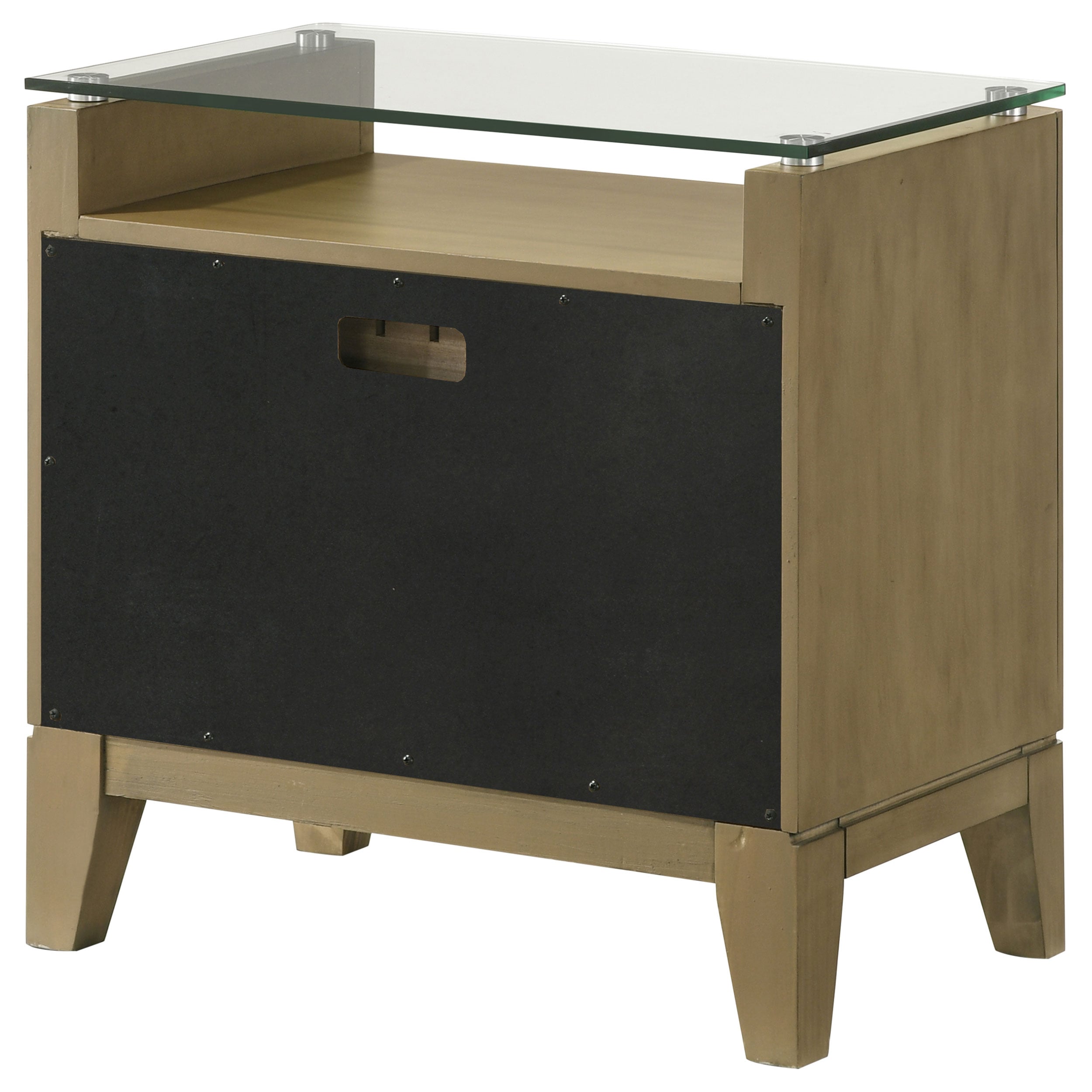 Coaster Granada Granada Glass Top Nightstand