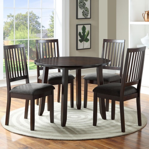 Transitional 5- Piece Dining Set