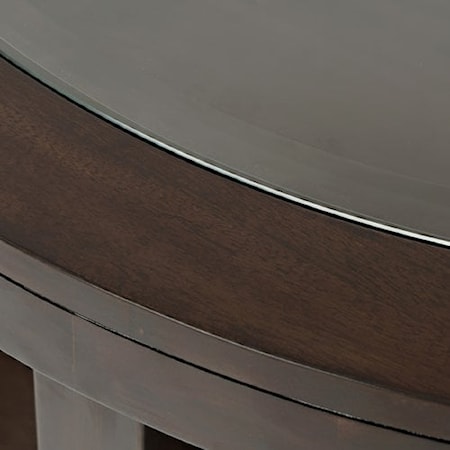 Round Castered Cocktail Table