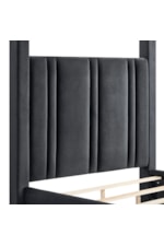 Crown Mark Jayla Transitional Queen Canopy Bed