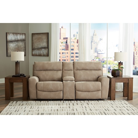 3-Piece Power Reclining Loveseat w/ Console